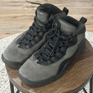 Air Jordan 10 Grey and Black